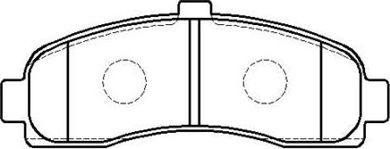 Тормозные колодки HSB. Артикул HP9055