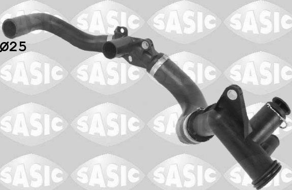 Патрубок радиатора (системы охлаждения) Sasic для Ford S-MAX I 2011-2014. Артикул 3406390