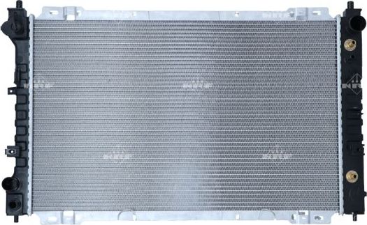 Радиатор охлаждения двигателя NRF (алюминий). Артикул 53377