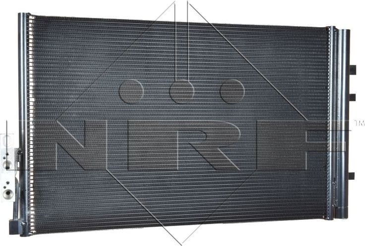 Радиатор кондиционера (конденсатор) NRF (алюминий). Артикул 350036