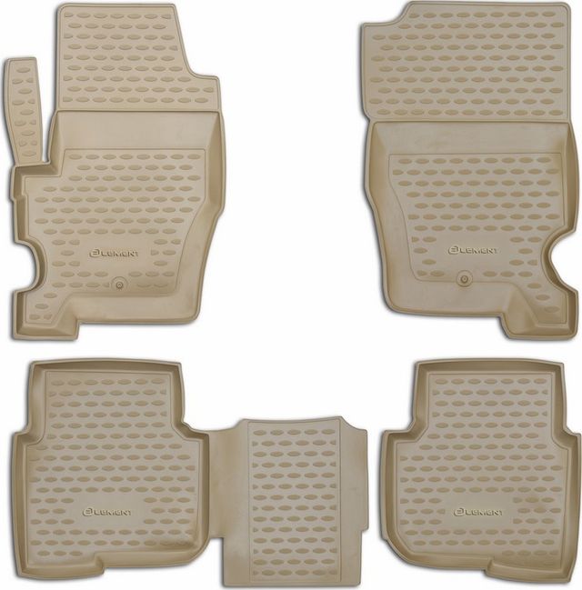 Коврики Element для салона Land Rover Discovery IV 2009-2013 БЕЖЕВЫЕ. Артикул NLC.28.05.212h