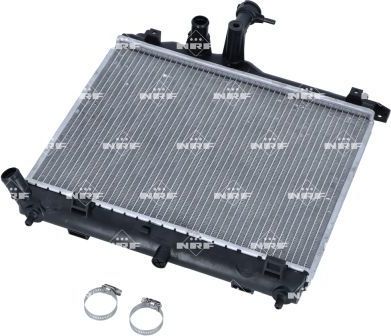 Радиатор охлаждения двигателя NRF (алюминий). Артикул 53029