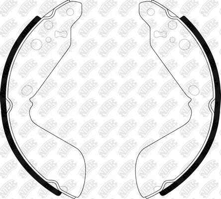 Тормозные колодки NiBK. Артикул FN9942