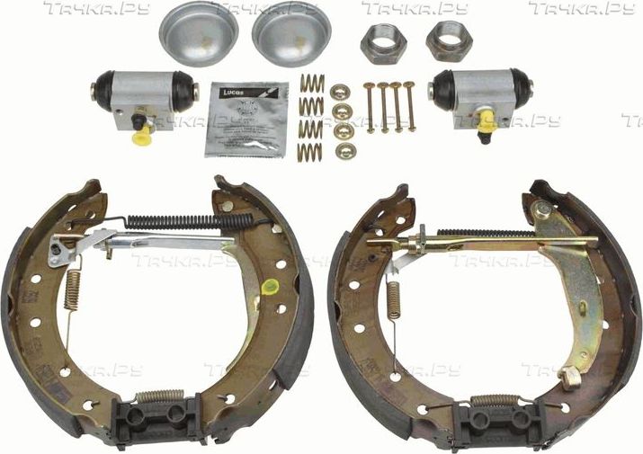 Тормозные колодки TRW (алюминий) задние для Renault Laguna I 1997-2001. Артикул GSK1255