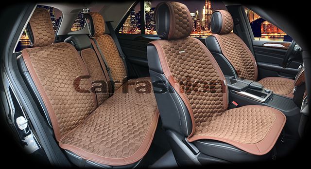 Накидки универсальные CarFashion Capri Plus для авто, цвет Коричневый/Коричневый/Коричневый. Артикул 22253