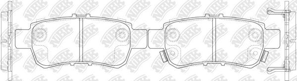 Тормозные колодки NiBK. Артикул PN8810