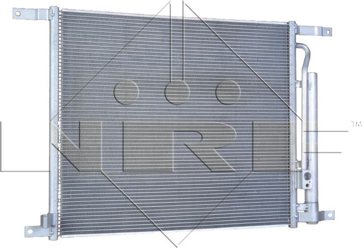 Радиатор кондиционера (конденсатор) NRF (алюминий). Артикул 35931