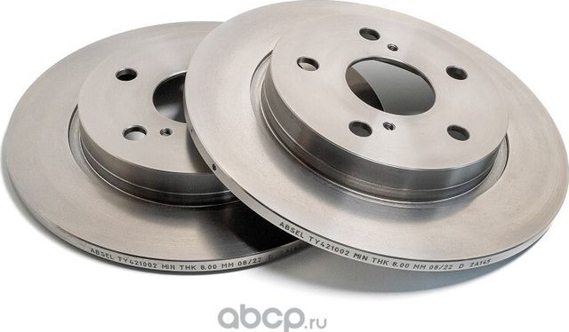 Диск тормозной задний (Absel). Артикул TY421002