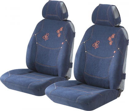 Накидки универсальные Hadar Rosen Lorain на передние сидения авто, цвет Синий. Артикул 21135
