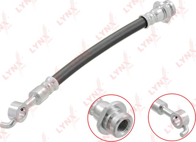 Тормозной шланг LYNXauto для Nissan Juke I 2010-2019. Артикул BL-4129