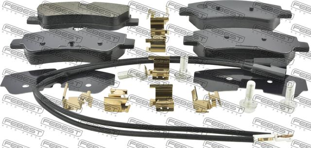 Тормозные колодки Febest. Артикул 2101-TTFR