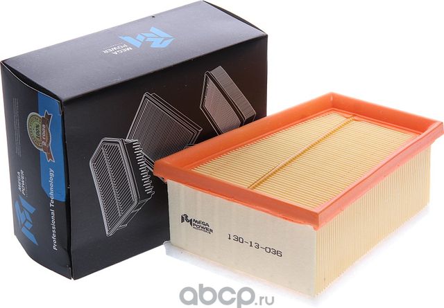 Фильтр воздушный ЛАДА Largus RENAULT Logan,Megane NISSAN Almera MEGAPOWER Megapower. Артикул 13013036