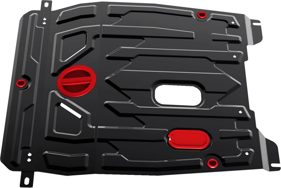 Защита АвтоБРОНЯ для картера и КПП Daewoo Gentra II 2013-2016. Артикул 111.01312.1