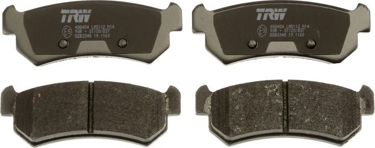 Тормозные колодки TRW COTEC. Артикул GDB3348