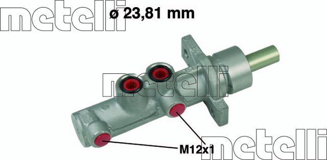 Тормозной цилиндр главный Metelli (алюминий) для Citroen Xsara Picasso 2000-2012. Артикул 05-0633