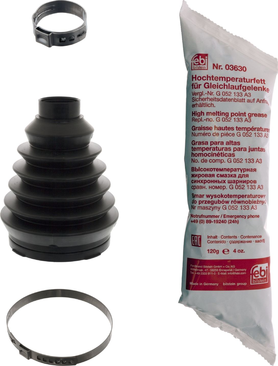 Пыльник шруса (комплект) Febi Bilstein (термопласт). Артикул 100047