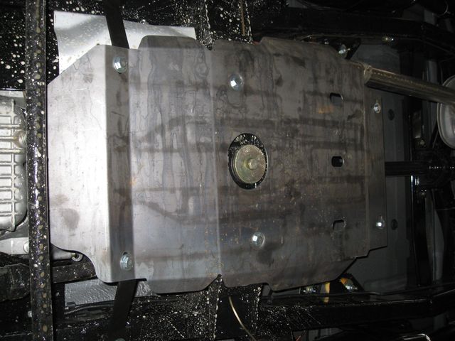 Защита алюминиевая Alfeco для МКПП и РК УАЗ Патриот 2007-2010. Артикул ALF.39.01al