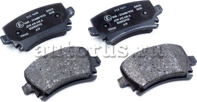 Тормозные колодки VAG задние для Audi S8 II (D3) 2006-2010. Артикул JZW698451D