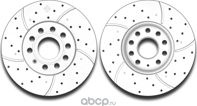 Тормозной диск Gerat DSK-F001P (передний) Platinum Gerat. Артикул DSKF001P