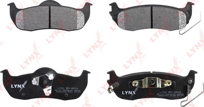 Тормозные колодки LYNXauto. Артикул BD-4204