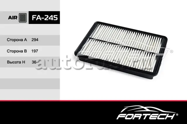 Фильтр Воздушный HYUNDAI: Santa Fe III  Grand San (Fortech). Артикул FA245