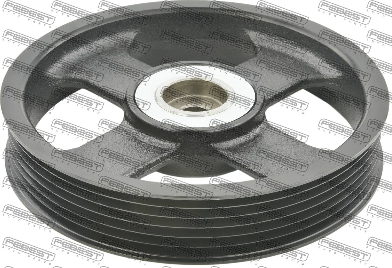 Направляющий (ведущий) ролик приводного поликлинового ремня Febest. Артикул 0488-CY4A