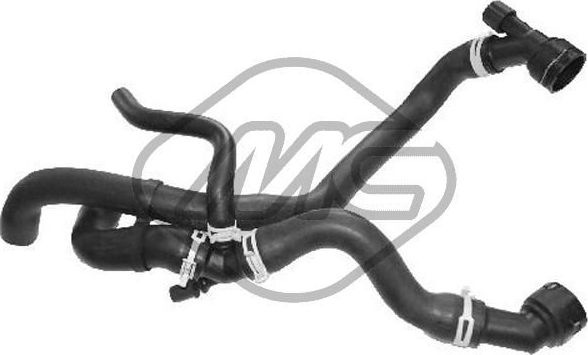 Патрубок радиатора (системы охлаждения) Metalcaucho нижний для SEAT Leon I 2000-2006. Артикул 09079