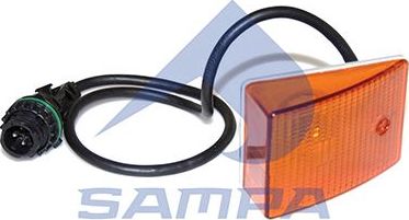 Поворотник (фонарь указателя поворота) Sampa правый для Mercedes-Benz Actros MP2 2002-2008. Артикул 201.095