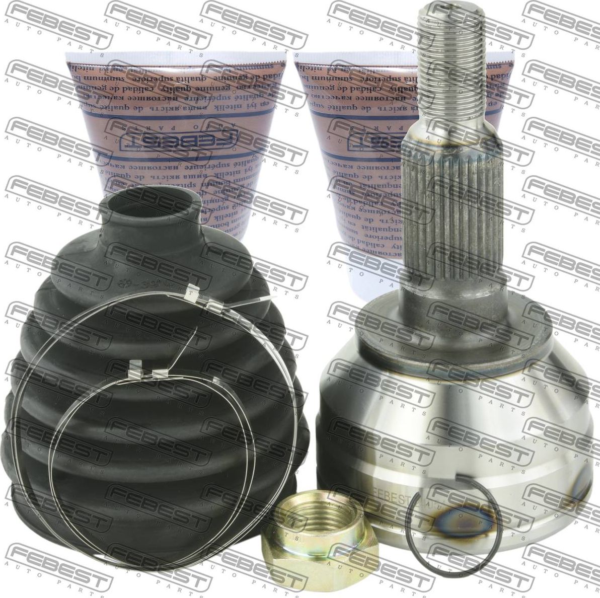 Шрус наружный (граната) Febest передний для Hummer H3 2006-2010. Артикул 3610-H3