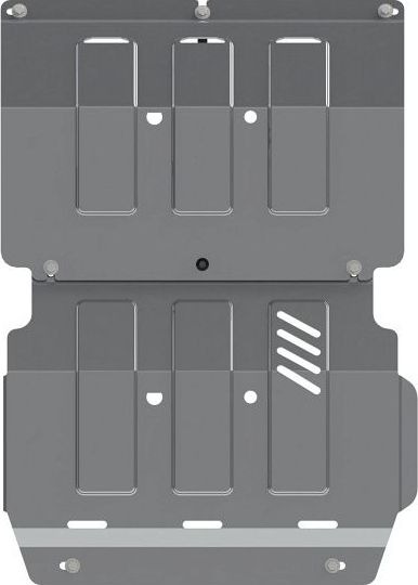 Защита алюминиевая Шериф (4 мм) для картера Mitsubishi Pajero Sport III 2016-2026. Артикул 14.2997