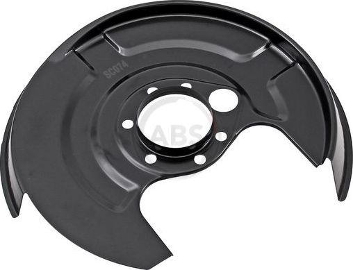 Кожух (щиток) тормозного диска ABS (Листовая сталь) для Audi Cabriolet 1991-2000. Артикул 11026