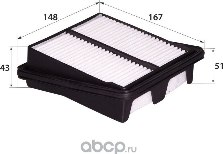 A-884 17220-PWA-J10 (фильтр воздушный) (20шт) (RB-Exide). Артикул A884