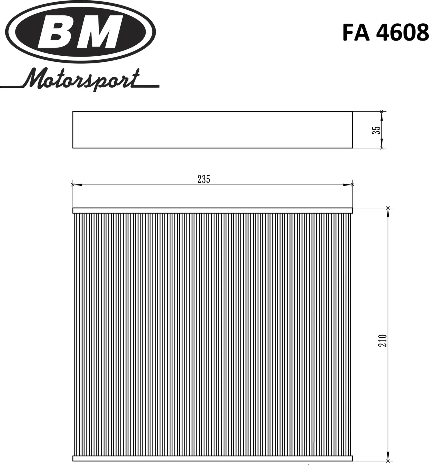 Фильтр салона (BM). Артикул FA4608