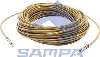 Трос тента таможенный 6 мм, 38 м с наконечниками Sampa. Артикул 096.4255