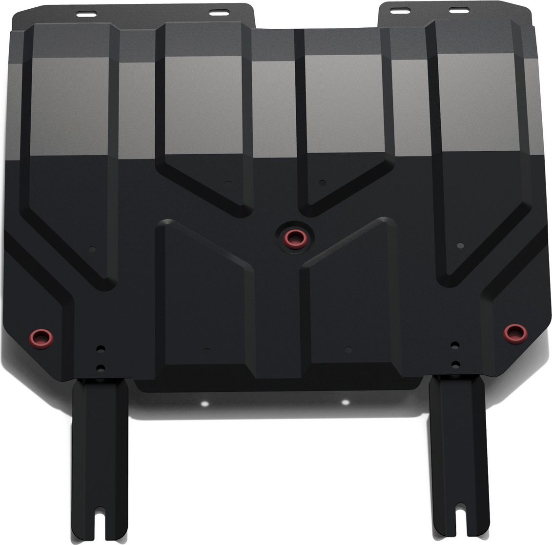 Защита АвтоБРОНЯ для картера и КПП Chery Tiggo 5 FWD 2014-2020. Артикул 111.00917.1