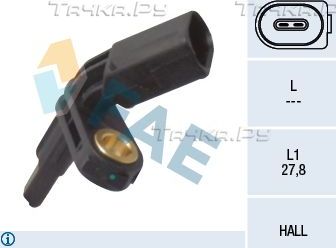 Датчик ABS FAE передний левый для Audi A3 III (8V) 2012-2026. Артикул 78012