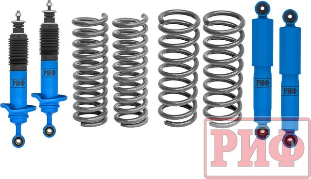 Лифт-комплект РИФ арктический мягкий для Nissan Pathfinder R51 2004-2014, лифт 40 мм. Артикул RIF-R51-B-Arc