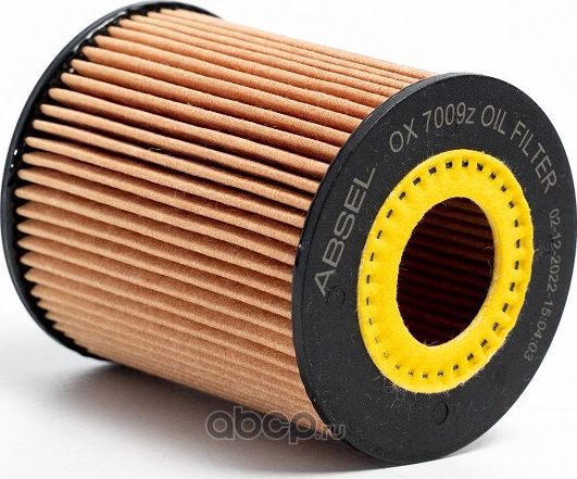 Фильтр масляный картридж (Absel). Артикул OX7009Z