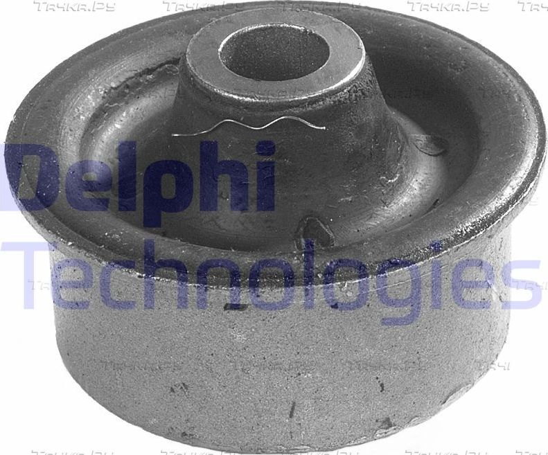 Сайлентблок переднего рычага подвески Delphi задний нижний для Ford KA I 1996-2008. Артикул TD254W