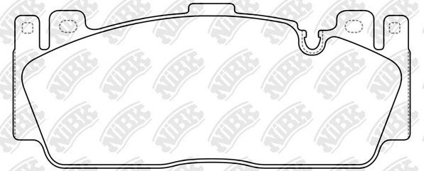 Тормозные колодки NiBK. Артикул PN32001