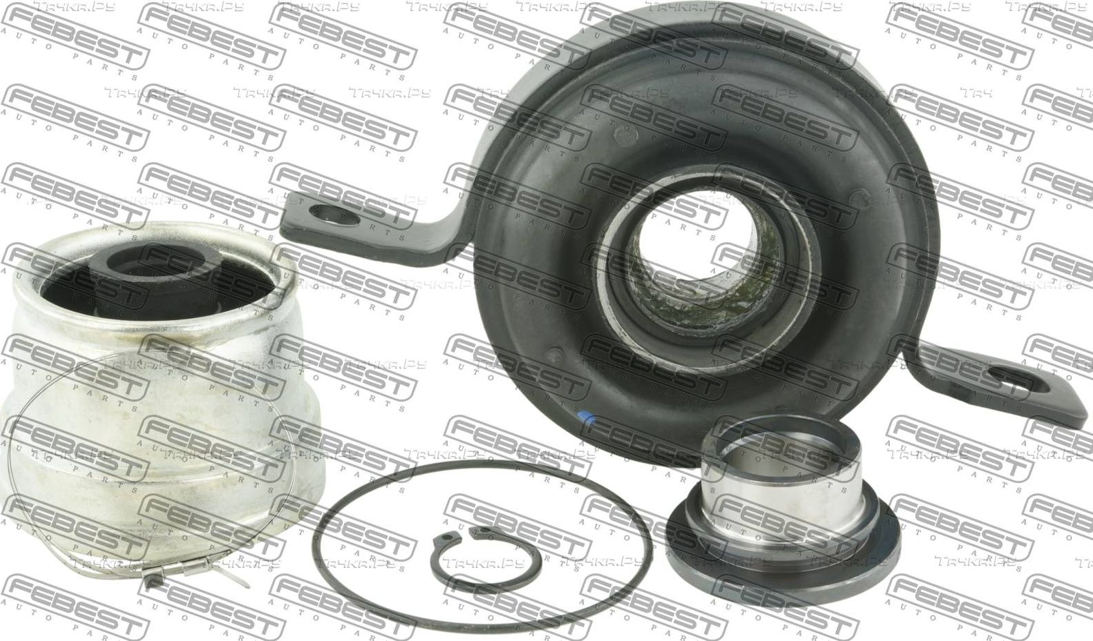 Подвесной подшипник карданного вала Febest для Honda City IV 2002-2008. Артикул HCB-GJ2