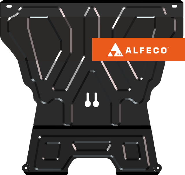 Защита Alfeco для картера (большая) Audi A4 B8 2013-2015 (с электрогидроусилителем руля). Артикул ALF.30.37