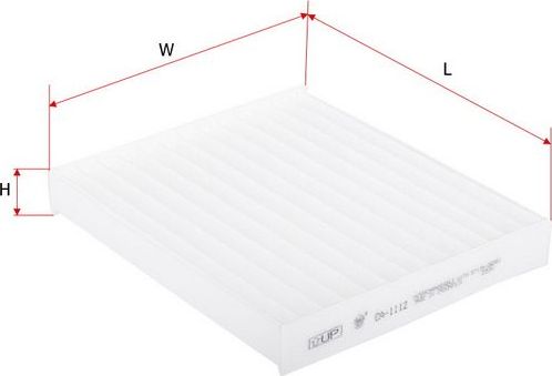 Салонный фильтр Sakura. Артикул CA-1112