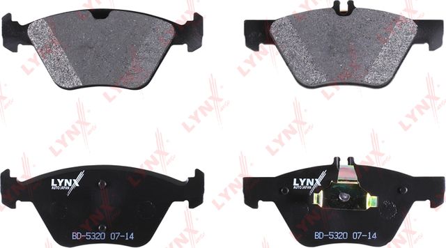 Тормозные колодки LYNXauto передние для Chrysler Crossfire 2003-2008. Артикул BD-5320