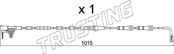Датчик износа тормозных колодок  Trusting. Артикул SU.357