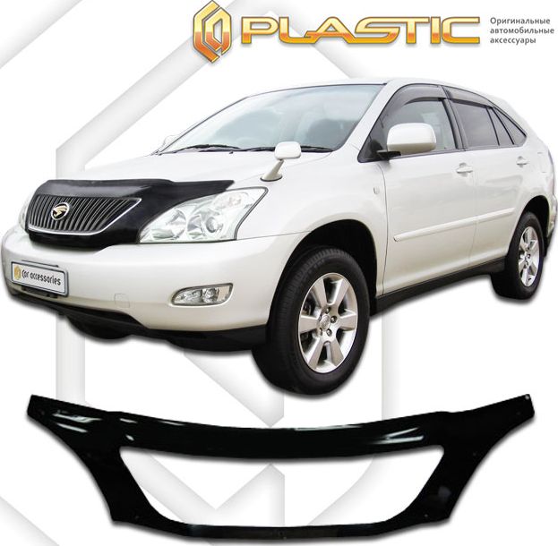 Дефлекторы СА Пластик для окон exclusive (Classic черный) Lexus RX 2003-2009. Артикул 2010060104271
