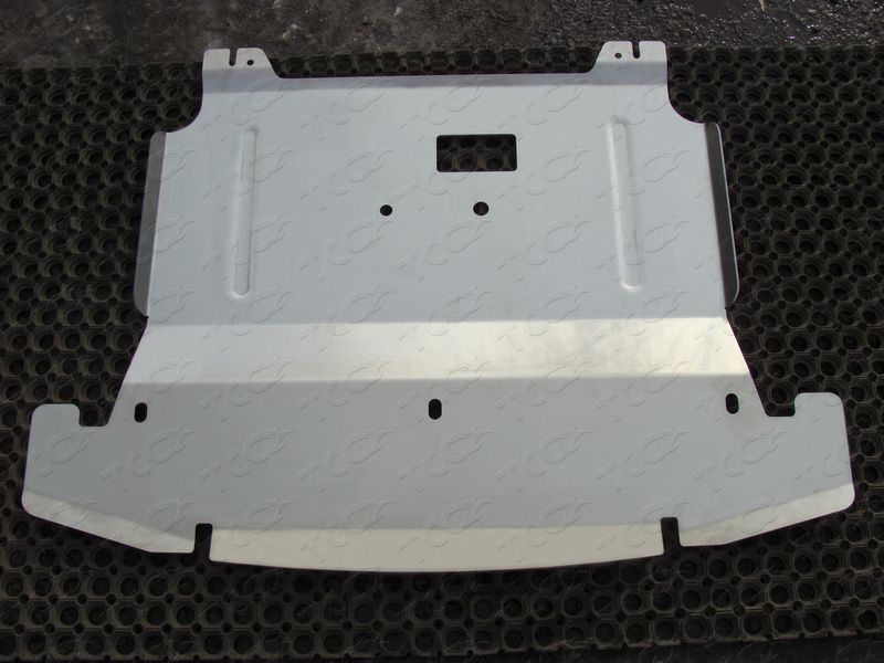 Защита алюминиевая ТСС (4 мм) для картера и КПП Hyundai Santa Fe III (DM) 2012-2015. Артикул ZKTCC00004