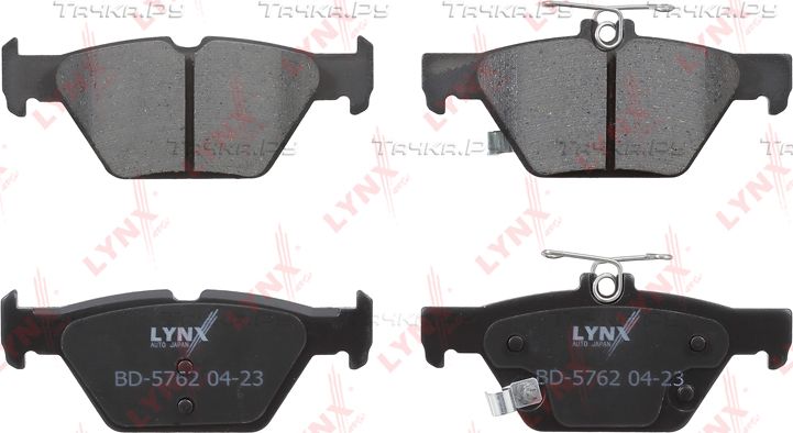Тормозные колодки LYNXauto задние для Subaru Levorg 2015-2026. Артикул BD-5762