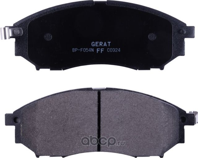 Тормозные колодки Gerat BP-F054N (передние) Normal Gerat. Артикул BPF054N