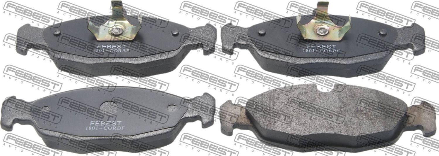 Тормозные колодки Febest. Артикул 1801-CORBF